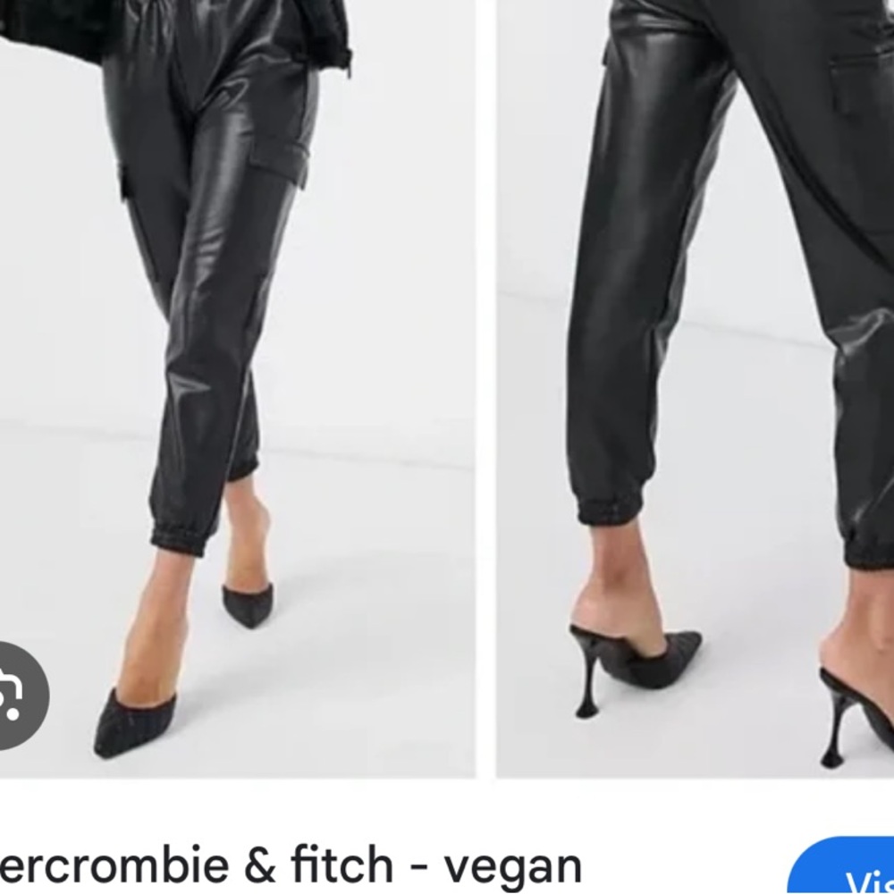 Abercrombie & Fitch Black Jogger Track Pants